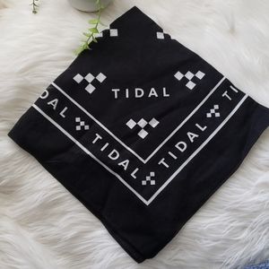 Tidal Black Face Covering Bandana